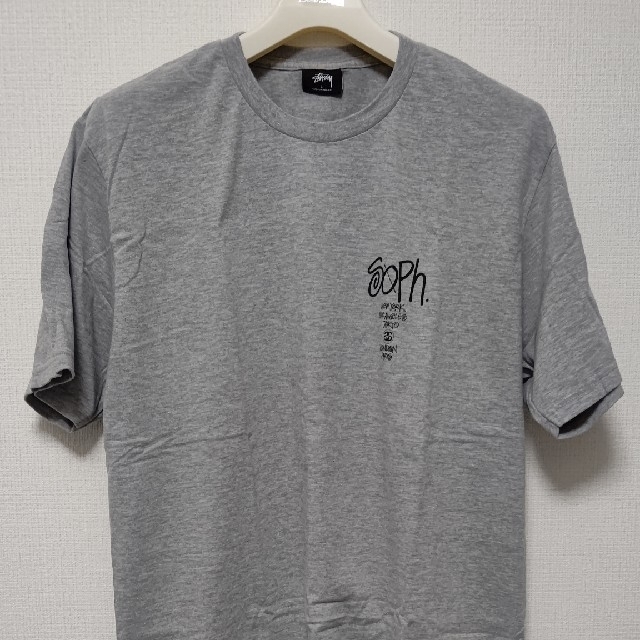 SOPHNET.(ソフネット)の【ほぼ新品】SOPH.×STUSSY TシャツグレーL サイズ メンズのトップス(Tシャツ/カットソー(半袖/袖なし))の商品写真