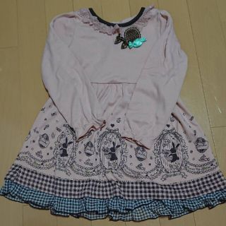 アクシーズファム(axes femme)のほぼ新品未使用☆axes femme kids ワンピース 女の子110cm S(ワンピース)