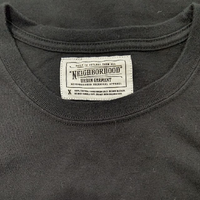 FRAGMENT(フラグメント)の【USED】NEIGHBORHOODTシャツ黒XLサイズ メンズのトップス(Tシャツ/カットソー(半袖/袖なし))の商品写真