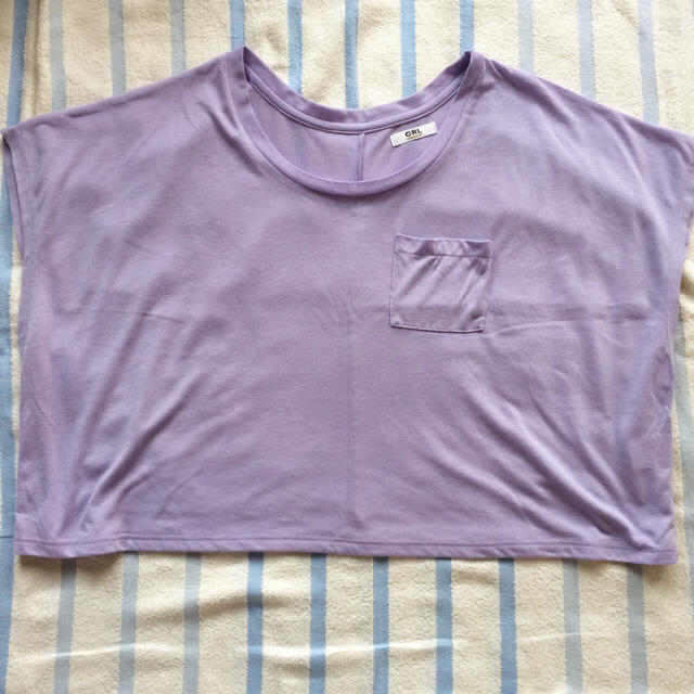 GRL(グレイル)のGRL ショート丈トップス レディースのトップス(Tシャツ(半袖/袖なし))の商品写真