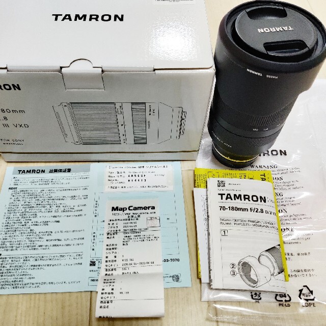 美品 Tamron 70-180mm F/2.8 Di III VXD 保証付き | africacape.com