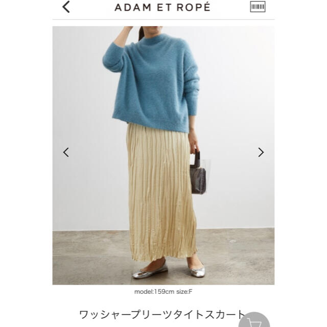 Adam et Rope'(アダムエロぺ)のアダム　エ　ロペ　Adam et Rope プリーツスカート レディースのスカート(ロングスカート)の商品写真