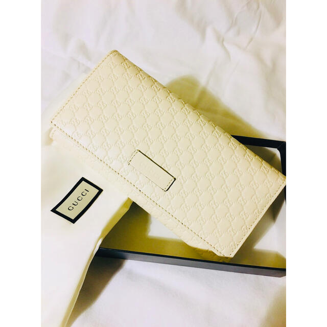 【新品】GUCCI グッチ 長財布 ホワイト