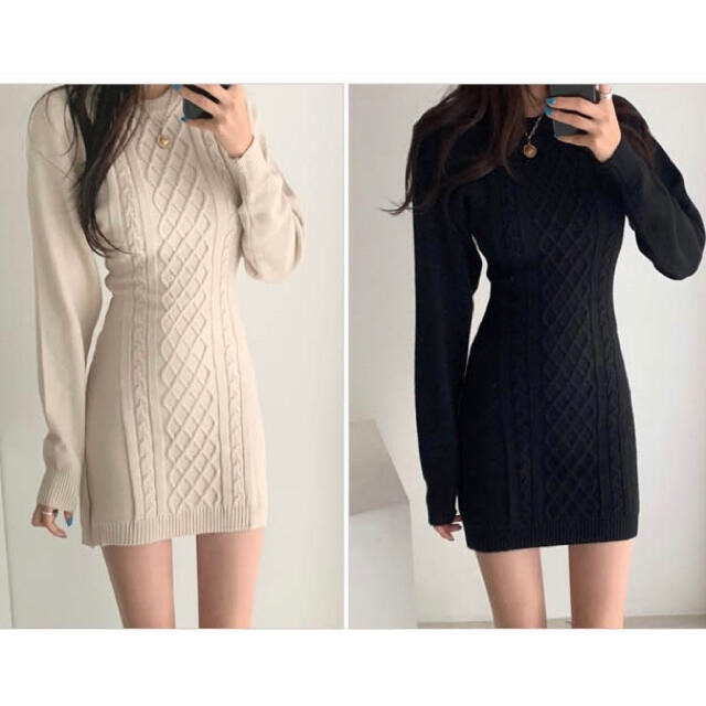 ZARA - バックスリットワンピース 背中開き セクシー リブニット ZARA - バックスリットワンピース 背中開き セクシー リブニット
