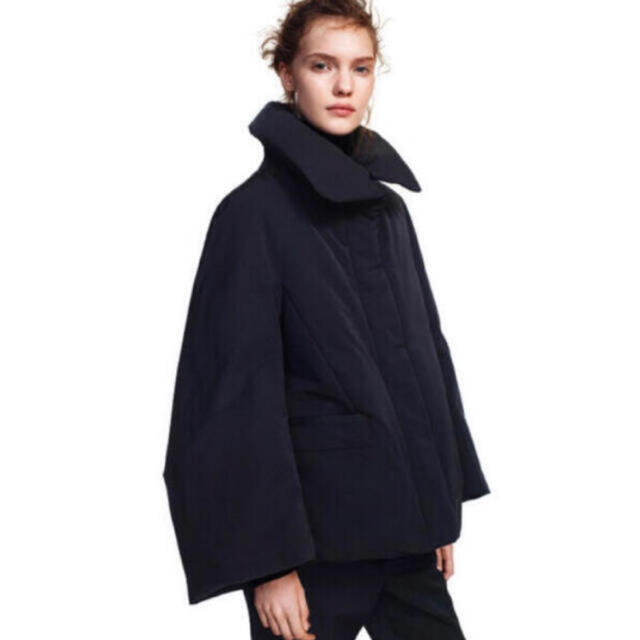 Jil Sander(ジルサンダー)のユニクロ+Jジルサンダーハイブリッドダウンジャケットレディース　xlサイズ レディースのジャケット/アウター(ダウンジャケット)の商品写真