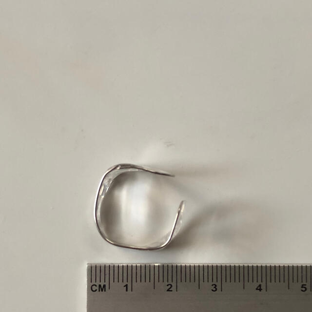 clear × wire ring ハンドメイドのアクセサリー(リング)の商品写真