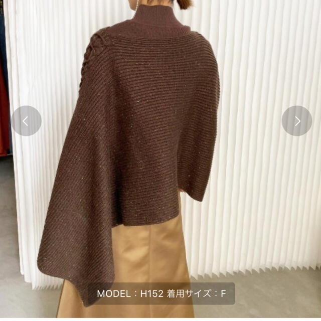 Ameri VINTAGE(アメリヴィンテージ)のAMERI  4WAY MUFFLER LAYERED KNIT 4wayニット レディースのトップス(ニット/セーター)の商品写真