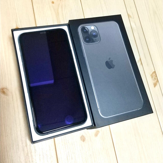 値下】美品 iPhone11pro 256GB スペースグレイ simフリー 値下】美品 iPhone11pro 256GB スペースグレイ simフリー