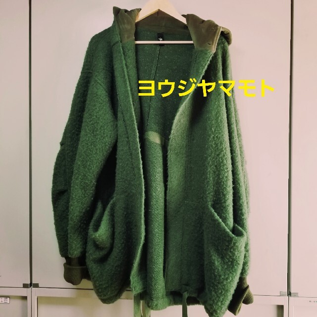 Yohji Yamamoto(ヨウジヤマモト)の最終値下げ　ヨウジヤマモト　ウールフワモココート　メンズオーバーコート メンズのジャケット/アウター(モッズコート)の商品写真