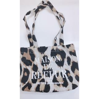 メゾンドリーファー(Maison de Reefur)の【MAISON  DＥ　REEFUR】代官山　ヒョウ柄ショッパー　Sサイズ(ショップ袋)