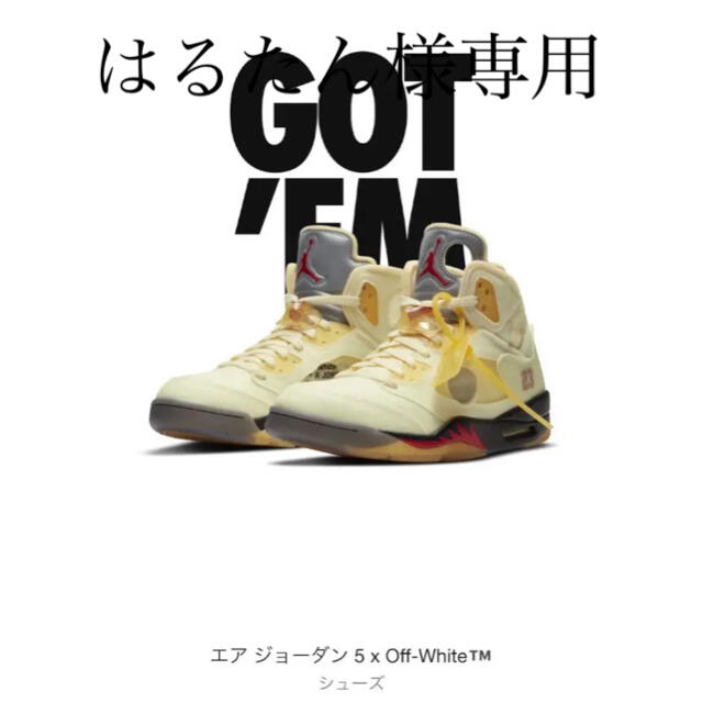 NIKE AIR JORDAN 5 Retro Off-White SailSAILサイズ