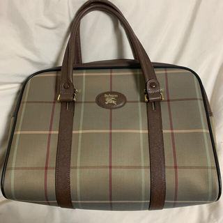 バーバリー(BURBERRY)の【期間限定値下げ】オールドバーバリー♡ハンドバッグ　ミニボストンバッグ(ハンドバッグ)