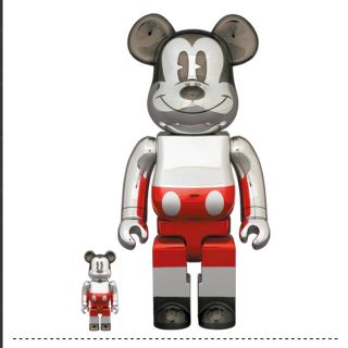 メディコムトイ(MEDICOM TOY)のBE@RBRICK FUTURE MICKEY 100％ & 400％(キャラクターグッズ)