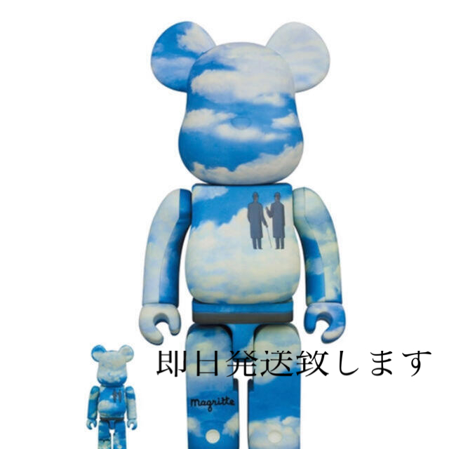 BE@RBRICK Rene Magritte 100％ & 400％