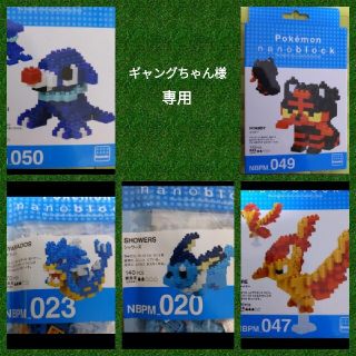 ポケモン(ポケモン)のギャングちゃん様専用　ナノブロック　5点(積み木/ブロック)