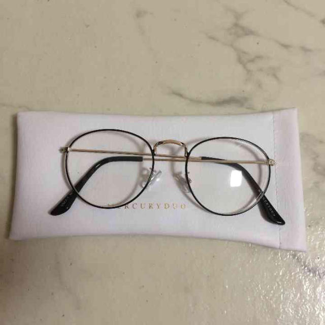 MERCURYDUO(マーキュリーデュオ)のマーキュリーデュオ 伊達眼鏡 レディースのファッション小物(サングラス/メガネ)の商品写真
