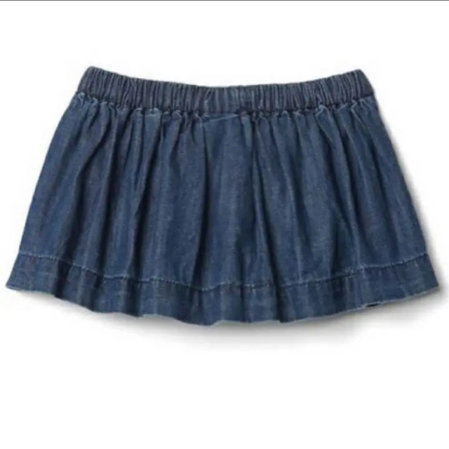 babyGAP(ベビーギャップ)の【新品未使用】babyGAP ベビーギャップ デニム スカート 女の子 90 キッズ/ベビー/マタニティのキッズ服女の子用(90cm~)(スカート)の商品写真