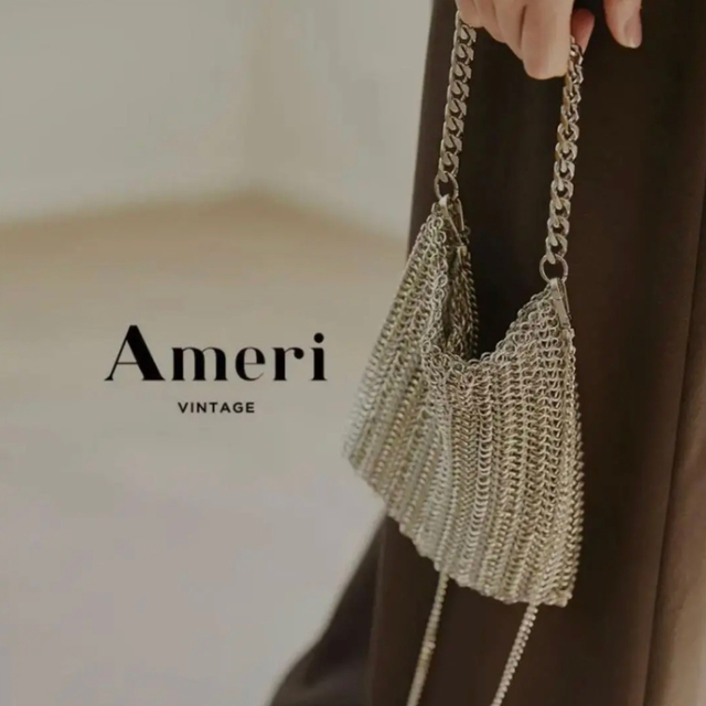 Ameri VINTAGE(アメリヴィンテージ)のAmeri VINTAGE Heavy Chain Mesh Bag レディースのバッグ(ショルダーバッグ)の商品写真