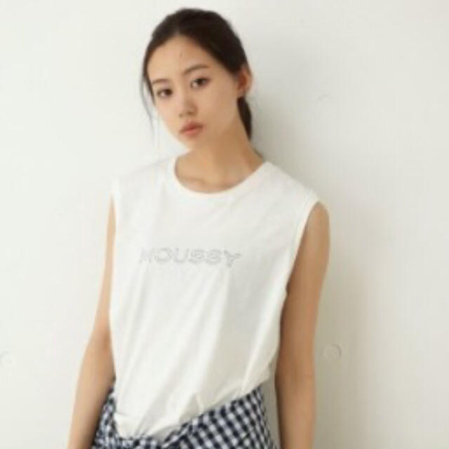 moussy(マウジー)のmoussy❤︎15thタンクトップ レディースのトップス(Tシャツ(半袖/袖なし))の商品写真