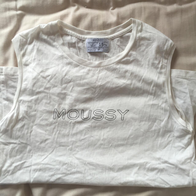 moussy(マウジー)のmoussy❤︎15thタンクトップ レディースのトップス(Tシャツ(半袖/袖なし))の商品写真