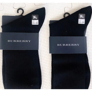 バーバリー(BURBERRY)の新品 バーバリー ソックス 2足セット  靴下 メンズ(ソックス)