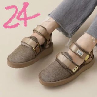 スイコック(suicoke)のレオナ様専用スイコック　サンダル　NOTS-VHL ブラウン(スリッポン/モカシン)