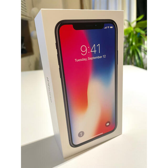 スマホ/家電/カメラ【再値下げ】iPhoneX 256GB SIMフリー版 スペースグレイ 本体