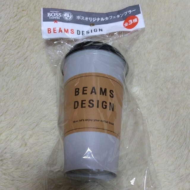 BEAMS(ビームス)のタンブラー(グレー)  BEAMS  BOSS  ビームスデザイン インテリア/住まい/日用品のキッチン/食器(タンブラー)の商品写真