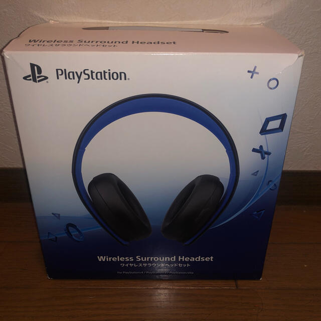 PlayStation(プレイステーション)のプレーステイション　ワイヤレスサラウンドヘッドセット スマホ/家電/カメラのオーディオ機器(ヘッドフォン/イヤフォン)の商品写真