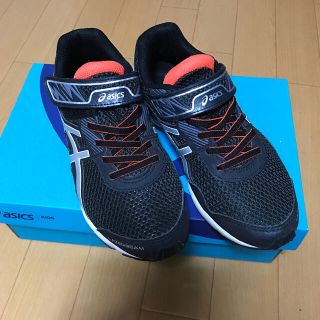 アシックス(asics)のASICS  レーザービーム　マジックベルト　黒　22(スニーカー)