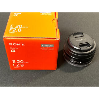 ソニー(SONY)のSONY α SEL20F28 20mm F2.8 レンズ　Eマウント(レンズ(単焦点))