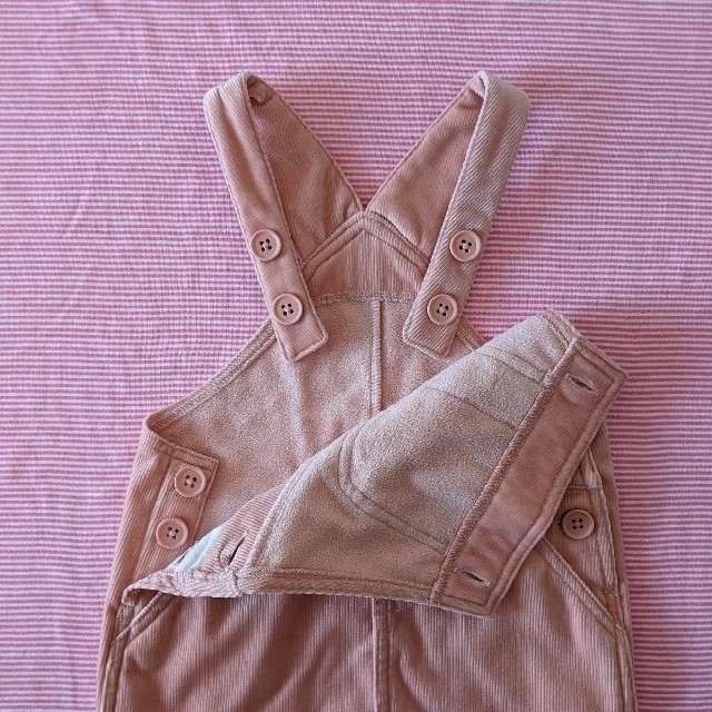 MUJI (無印良品)(ムジルシリョウヒン)の無印良品♡　ジャンパースカート　♡　ピンク　80 キッズ/ベビー/マタニティのベビー服(~85cm)(ワンピース)の商品写真