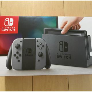 ニンテンドウ(任天堂)のNintendo Switch ニンテンドースイッチ本体　グレー(家庭用ゲーム機本体)