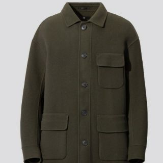 ユニクロ(UNIQLO)の【即発送】ダブルフェイスオーバーサイズワークジャケット(ブルゾン)