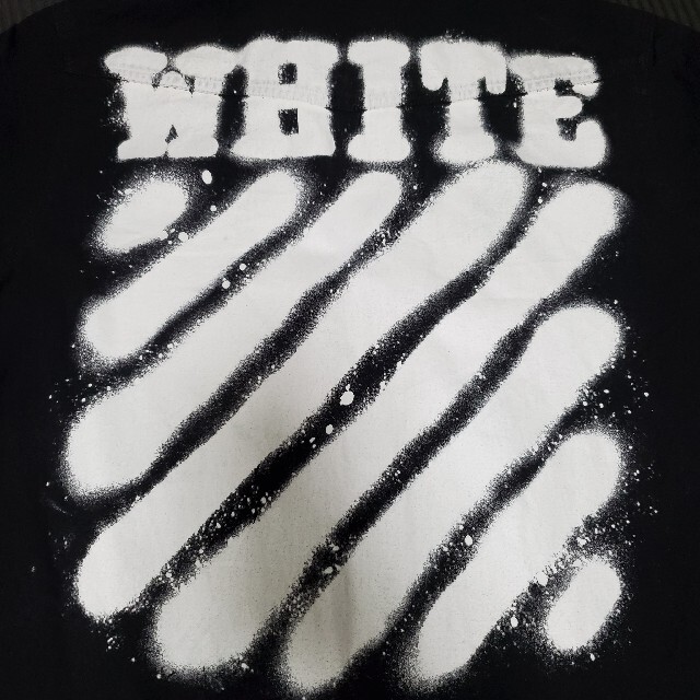 OFF-WHITE(オフホワイト)の最終価格 Off-white 正規品 スプレーロゴ ロングシャツ サイズXS メンズのトップス(シャツ)の商品写真