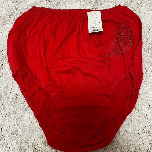 GUNZE(グンゼ)の新品2枚赤パンツ3Lショーツ丹田健康法で人気　新年に縁起よく綿コットン100% レディースのレディース その他(その他)の商品写真