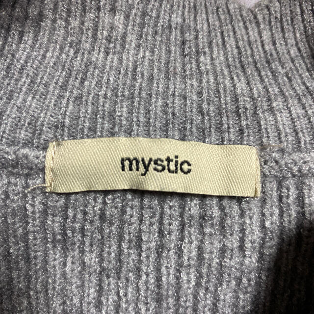 mystic(ミスティック)の最終価格！美品♡ミスティック mystic スカラップニット グレー レディースのトップス(ニット/セーター)の商品写真