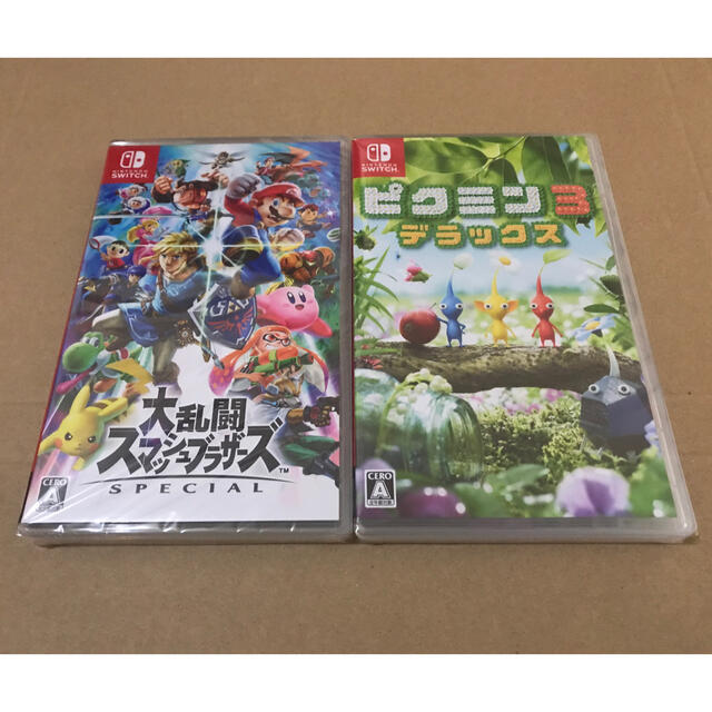 Nintendo Switch - ◾️新品未開封 ●スマッシュブラザーズ ●ピクミン3  switchソフト