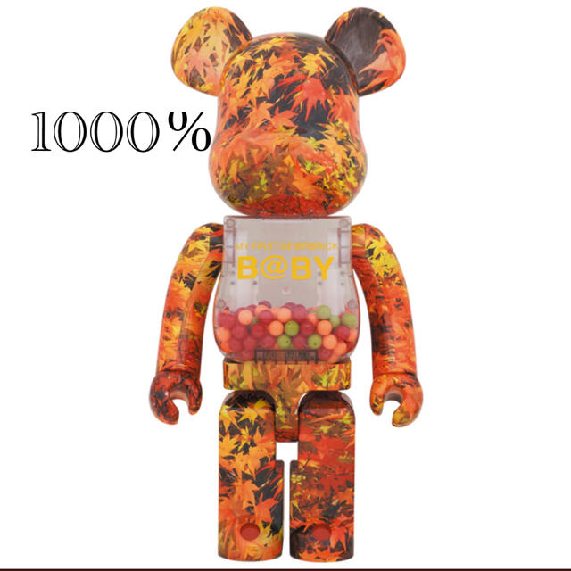 BE@RBRICK B@BY AUTUMN LEAVES  1000％