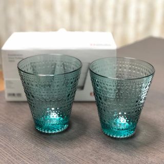 イッタラ(iittala)のiittala イッタラ　カステヘルミ　タンブラー　シーブルー(グラス/カップ)