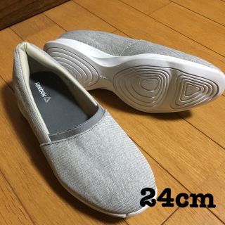 リーボック(Reebok)のリーボック イージートーン グレー スリッポン  24cm  未使用(スニーカー)