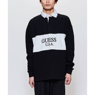 ゲス(GUESS)のGUESS GREEN LABEL 2TONE RUGBY SHT(スウェット)