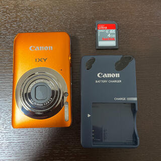 キヤノン(Canon)のixy 210f Canon オレンジ(コンパクトデジタルカメラ)