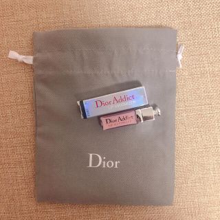 ディオール(Dior)のDIOR ディオール アディクト リップ マキシマイザー　ミニサイズ　巾着(リップグロス)