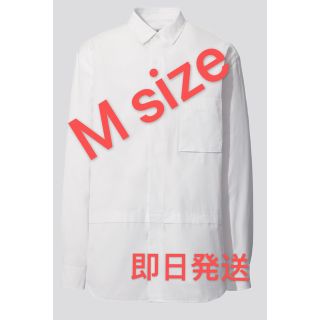 ユニクロ(UNIQLO)のユニクロ +J ジルサンダー スーピマコットン オーバーサイズシャツ M(シャツ)