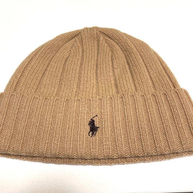 POLO RALPH LAUREN(ポロラルフローレン)のポロラルフローレン　ニット帽　レア　刺繍 メンズの帽子(ニット帽/ビーニー)の商品写真