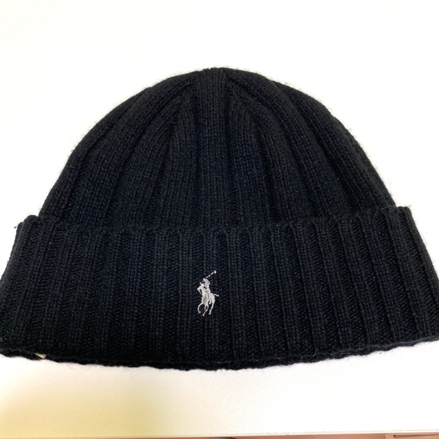 POLO RALPH LAUREN(ポロラルフローレン)のポロラルフローレン　ニット帽　レア　刺繍 メンズの帽子(ニット帽/ビーニー)の商品写真