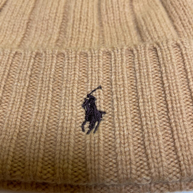 POLO RALPH LAUREN(ポロラルフローレン)のポロラルフローレン　ニット帽　レア　刺繍 メンズの帽子(ニット帽/ビーニー)の商品写真