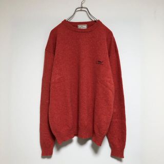 アメリヴィンテージ(Ameri VINTAGE)のvintage 高級 ラムウール100% ニット sweater オレンジ (ニット/セーター)