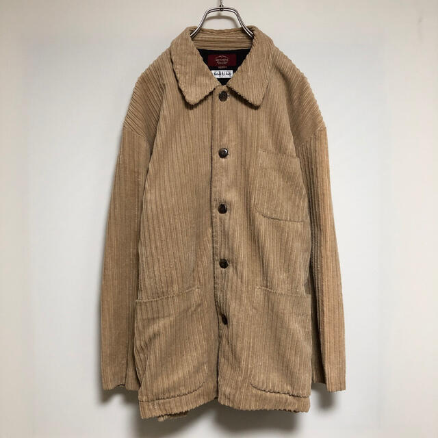 L.L.Bean(エルエルビーン)の古着 vintage カバーオール 太畝コーデュロイ コート ジャケット メンズのジャケット/アウター(ステンカラーコート)の商品写真